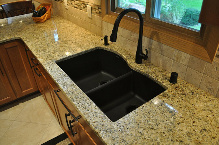 black-composite-granite-sink