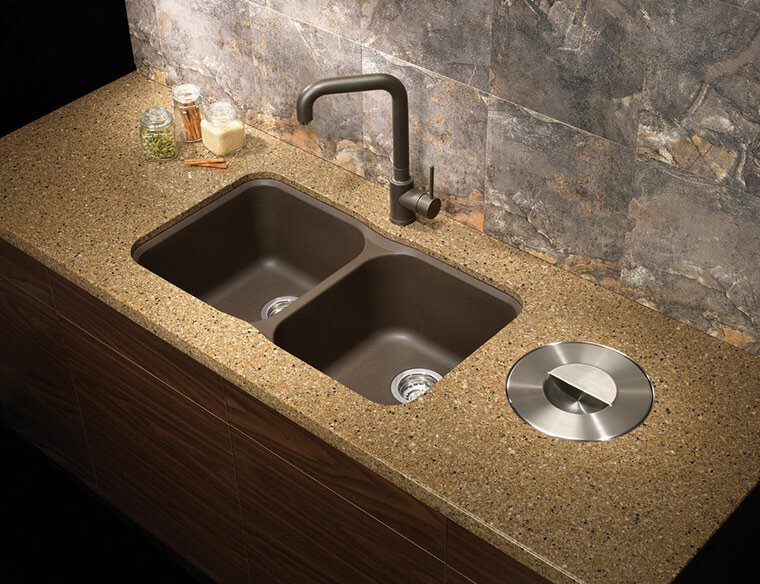 blanco-brown-stone-kitchen-sink